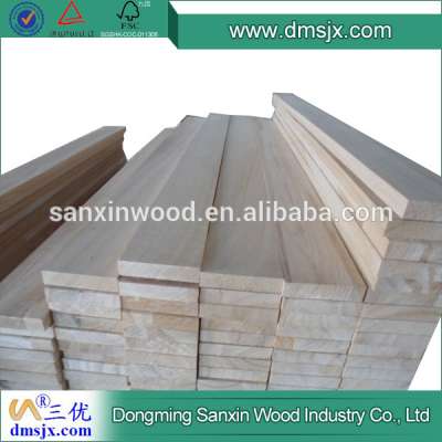 paulownia sawn timber/sawn timber in container