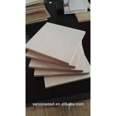 CARB certified unique plywood with two layers MDF protecting from breaking lines painting lines knife lines,consistent color