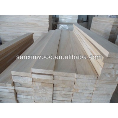 FSC paulownia slat solid paulownia bed slat paulownia batten hot selling