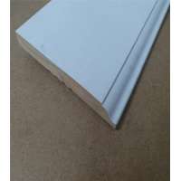 Waterproof High Quality White Primed Solid Wood Baseboard