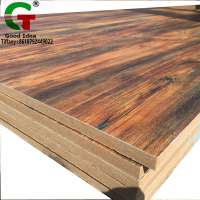 hotsell  indoor used frist class  furniture board wood grain 17/18mm   melamine MDF board